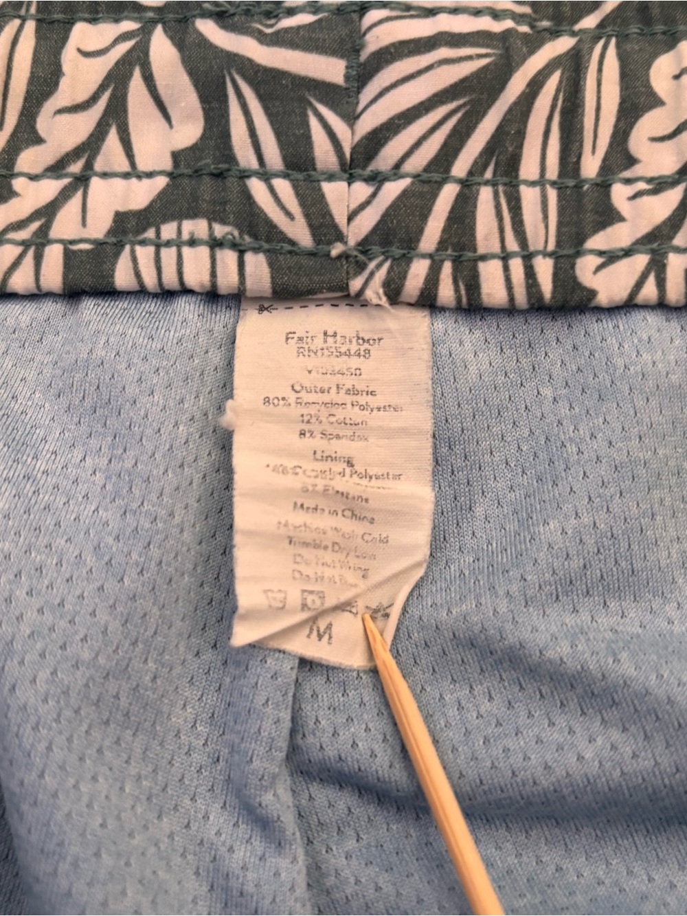 Fair Harbor Swim Trunks Men’s Medium - Picture 4 of 6